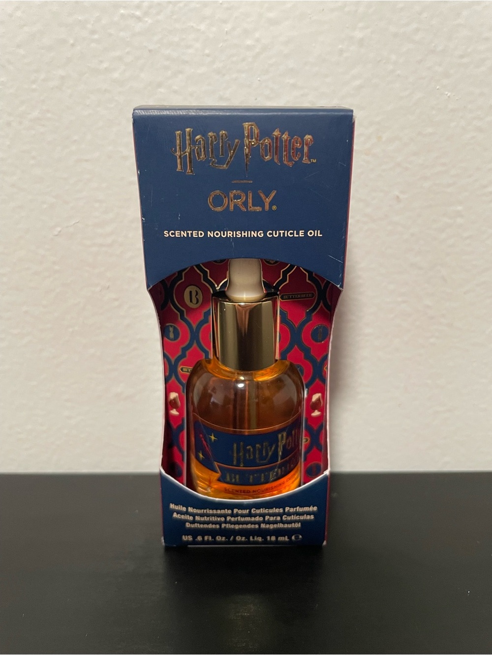 Harry Potter Orly Butterbeer Scented Nourishing Cuticle Oil NEW Nail Care Vegan